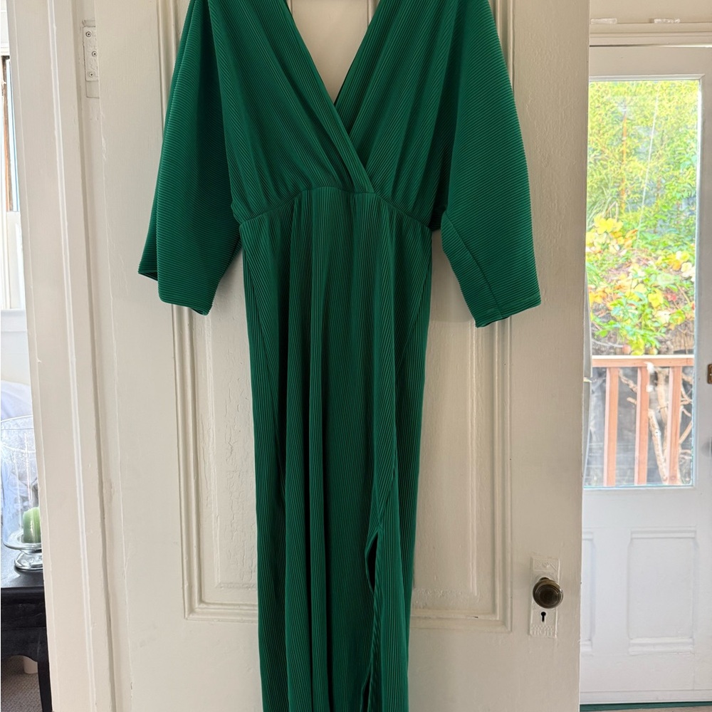 Elegant Anthropologie Plisse Vneck Wrap Dress